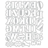 Sizzix Thinlits Die Set Lino Type Revival by 49 & Market (667221)
