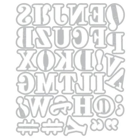 Sizzix Thinlits Die Set Lino Type Revival by 49 & Market (667221)