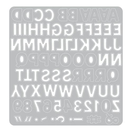 Sizzix Thinlits Die Mini Bold Alpha by Vicki Boutin (667198)