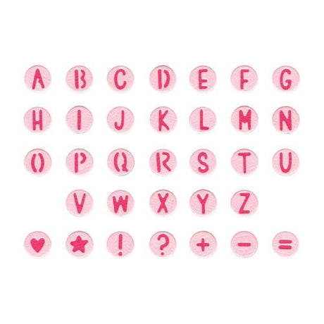 Sizzix Thinlits Die Alphabet Beads by Letters by Shells (667199)