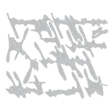 Sizzix Thinlits Die Classic Halloween Handwriting (10pcs) by Tim Holtz (660958)