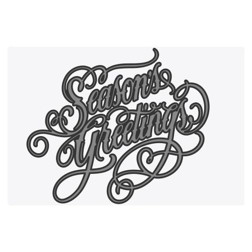 Sizzix Multilevel Texture Fades w/ A6 Embossing Folder Vault Seasons Greetings by Tim Holtz (667249)