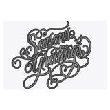 Sizzix Multilevel Texture Fades w/ A6 Embossing Folder Vault Seasons Greetings by Tim Holtz (667249)