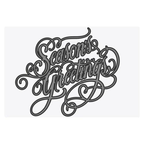 Sizzix Multilevel Texture Fades w/ A6 Embossing Folder Vault Seasons Greetings by Tim Holtz (667249)