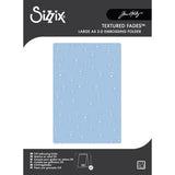 Sizzix 2D Texture Fades w/ A5 Embossing Folder Vault Sparkle Stars by Tim Holtz (667250)