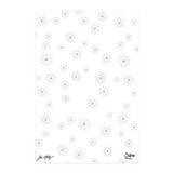 Sizzix 2D Texture Fades w/ A5 Embossing Folder Vault Sparkle Stars by Tim Holtz (667250)
