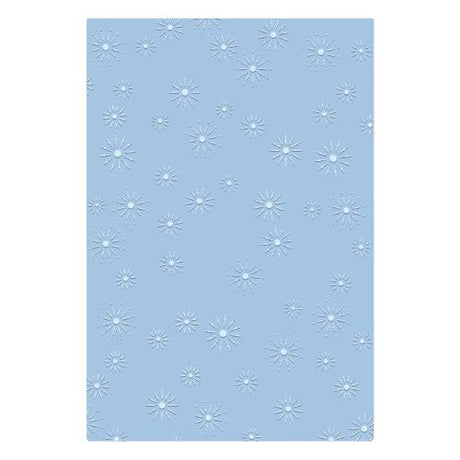 Sizzix 2D Texture Fades w/ A5 Embossing Folder Vault Sparkle Stars by Tim Holtz (667250)