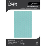 Sizzix 2D Texture Fades w/ A5 Embossing Folder Vault Snowflakes #3 by Tim Holtz (667251)