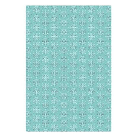 Sizzix 2D Texture Fades w/ A5 Embossing Folder Vault Snowflakes #3 by Tim Holtz (667251)