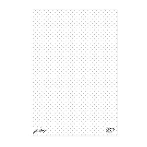 Sizzix 2D Texture Fades w/ A5 Embossing Folder Vault Dots by Tim Holtz (667253)