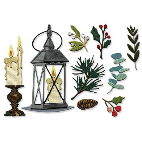 Sizzix Thinlits Die Vault Winter Candlelight by Tim Holtz (667254)