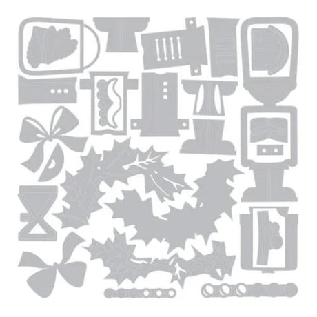 Sizzix Thinlits Die Yuletide Harvey by Tim Holtz (667255)