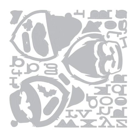 Sizzix Thinlits Die Vault Letter to Santa by Tim Holtz (667257)