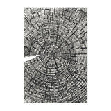 Sizzix 3D Embossing Folder A5 Tree Rings by Tim Holtz (667258)
