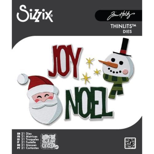 Sizzix Thinlits Die Vault Holiday Tidings by Tim Holtz (667262)