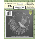 Lisa Horton Beatuiful Hummingbird 6x6 with Die