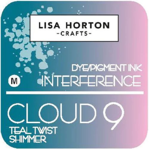 Lisa Horton Crafts Teal Twist Shimmer Interference Ink