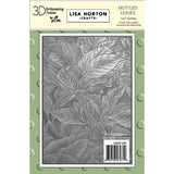 Lisa Horton Crafts Mottled Leaves 5x7 3D Embossing Folder