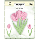 Lisa Horton Crafts Die Set-Tulip Bouquet Layered Florals