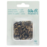 We R Crop-A-Dile Oval Eyelets-Copper 50pc