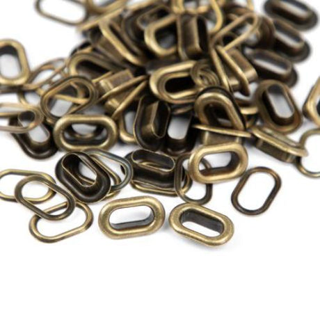 We R Crop-A-Dile Oval Eyelets-Copper 50pc