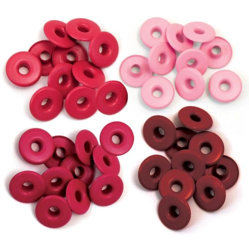 We R Eyelets Wide 40/Pkg Red