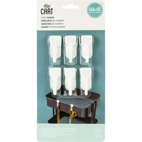 We R Memory Keepers A La Cart Hooks 6/Pkg White - Postage as per Actual