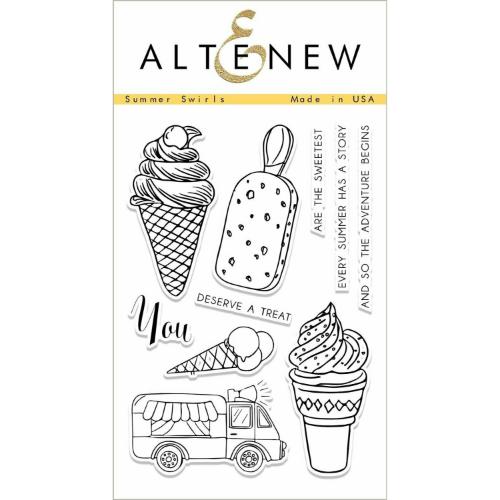 Altenew - Clear Stamps - Summer Swirls