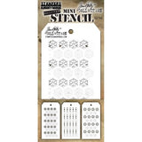 Tim Holtz Mini Layered Stencil Set 3/Pkg Set #45