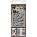 Tim Holtz Mini Layered Stencil Set 3/Pkg Set #42