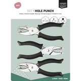 Vaessen Creative Hole Punch Set Circle 3pcs - Postage as per Actual