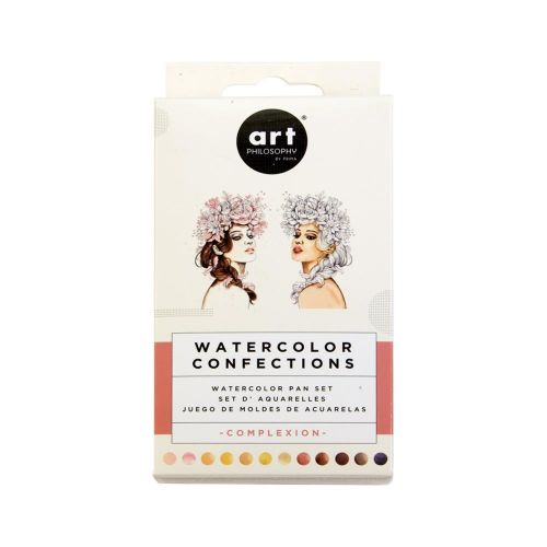 Prima Watercolor Confections Watercolor Pans 12/Pkg-Complexion - Postage as per Actual