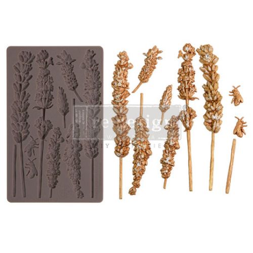 Re-Design with Prima Lavender Harvest 5x8 Inch Decor Mould