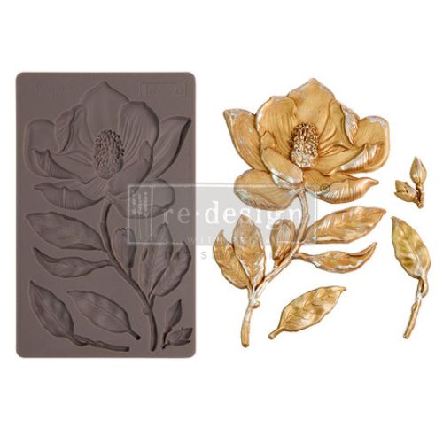 Re-Design with Prima Magnolia Flower 5x8 Inch Decor Mould