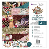 Prima Marketing Double-Sided Paper Pad 12"X12" 14/Pkg Lost In Wonderland - Postage as per Actual