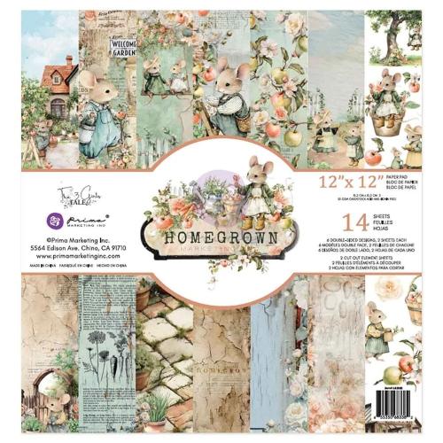 Prima Marketing - Homegrown Collection 12x12 Paper Pad - Postage as per Actual