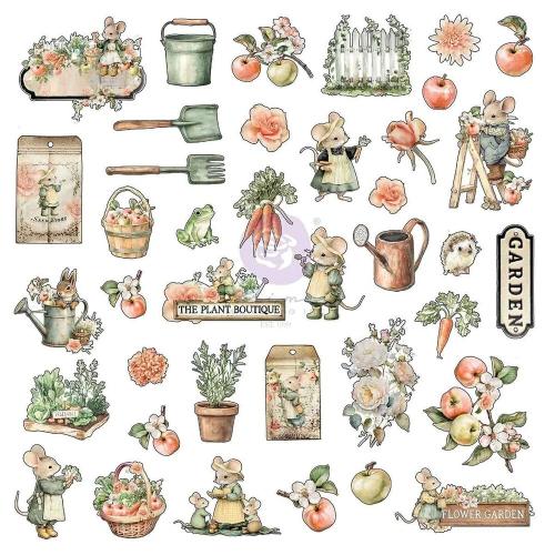 Prima Marketing - Homegrown Collection Ephemera - 78 pcs