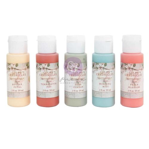 Prima Marketing - Homegrown Collection Acrylic Paint Pack - Color Chronicles - 5 colors x 2 fl oz each - Postage as per Actual