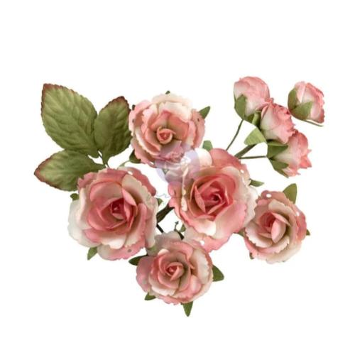 Prima Marketing - Homegrown Collection Flowers - Garden Rose Blush - 10 pcs