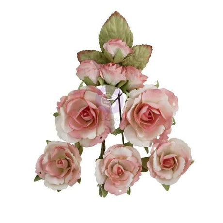 Prima Marketing - Homegrown Collection Flowers - Garden Rose Blush - 10 pcs