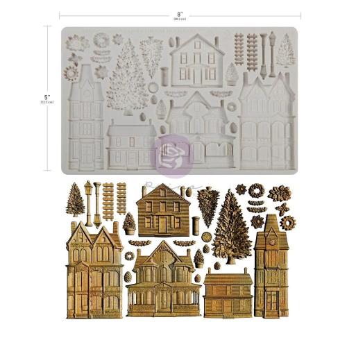 Finnabair Winter Town 5x8 Inch Decor Moulds (951825)