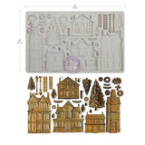 Finnabair Winter Town 5x8 Inch Decor Moulds (951825)