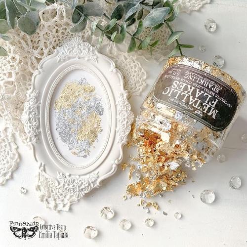 Finnabair Art Ingredients Metallic Flakes 150ml - Sparkling