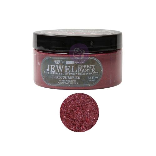 Finnabair Art Extravagance Jewel Texture Paste 100ml Jar Precious Rubies