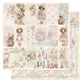 Prima Marketing - Buttons & Keepsakes Collection 8x8 Paper Pad