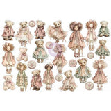 Prima Marketing - Buttons & Keepsakes Collection Ephemera - Cherished Companions - 52 pcs