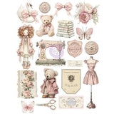 Prima Marketing - Buttons & Keepsakes Collection A4 Transfer - 1 sheet, 8.3"x11.7" - Postage as per Actual