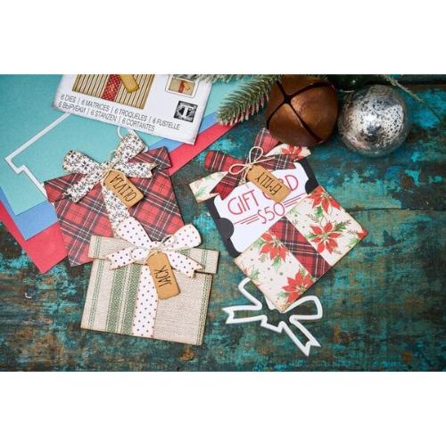 Sizzix Thinlits Die by Tim Holtz Gift Card Package (6pcs) (662417)