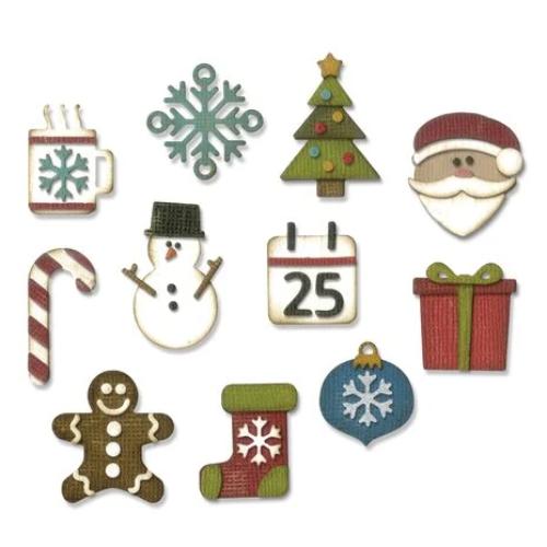 Sizzix Thinlits Die by Tim Holtz Mini Christmas Things (11pcs) (662418)
