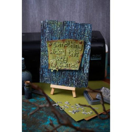 Sizzix Thinlits Die by Tim Holtz Alphanumeric Cutout Lower (3/4"Tall) (102pcs) (663074)